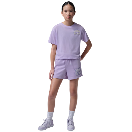 Jordan Girls JDG Secret Garden Collegiate Tee "Violet Mist"