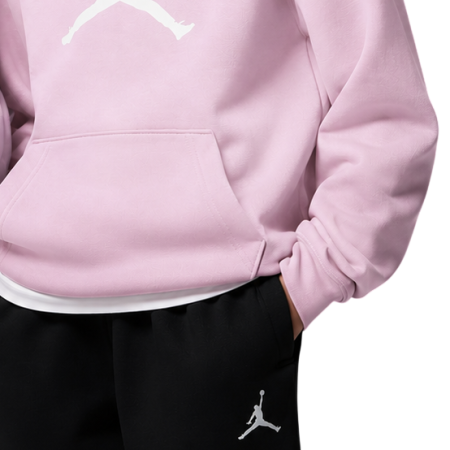 Jordan Girls Jumbo Jumpman Fleece Hoodie "Pink Foam"