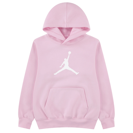 Jordan Girls Jumbo Jumpman Fleece Hoodie "Pink Foam"