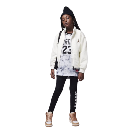 Jordan Girls Jumpman High Pile Sherpa Jacke "Sail"