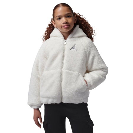 Jordan Girls Jumpman Lo-Light Sherpa Jacket "Sail"