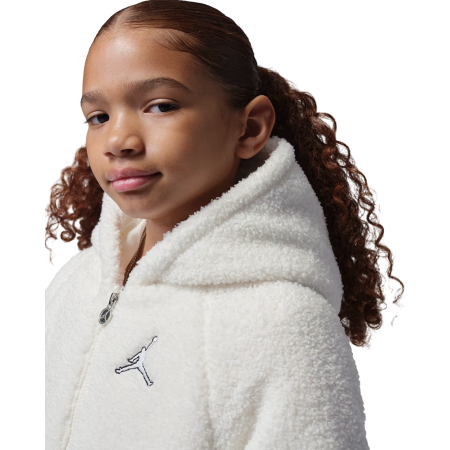 Jordan Girls Jumpman Lo-Light Sherpa Jacket "Sail"