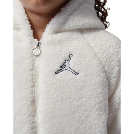 Jordan Girls Jumpman Lo-Light Sherpa Jacket "Sail"