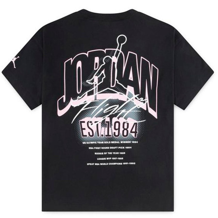 Jordan Girls MJ Back Stretch SS Tee "Black"