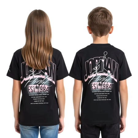 Jordan Girls MJ Back Stretch SS Tee "Black"