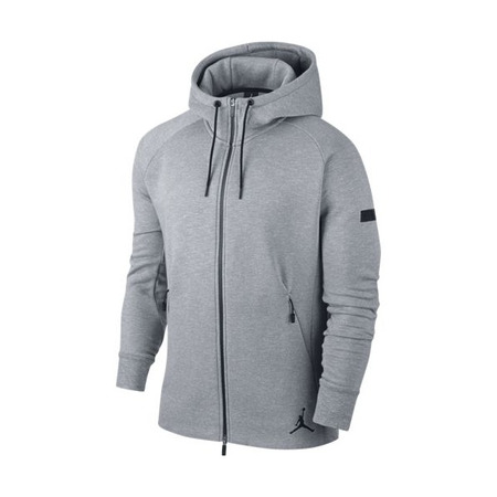 Jordan Icon Fleece Full-Zip Hoodie (065/cool grau/schwarz)