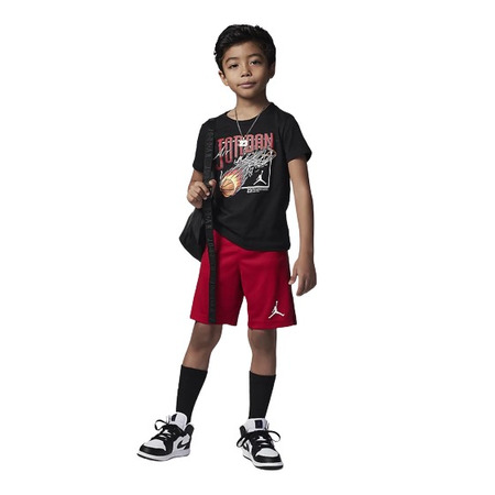 Jordan Infants JDB Court Air Tee + Short Mesh Set "Gym Red-Black"