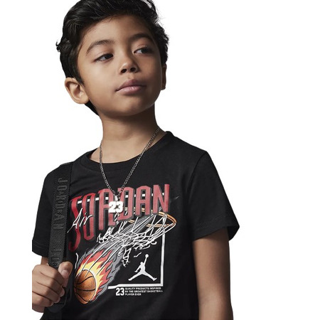 Jordan Infants JDB Court Air Tee + Short Mesh Set "Gym Red-Black"