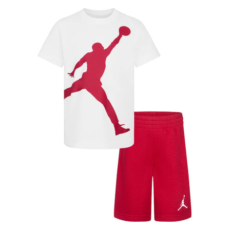 Set Jordan Infants Jumpman Jumbo Tee und Tee Kurz "Gym Red-White"