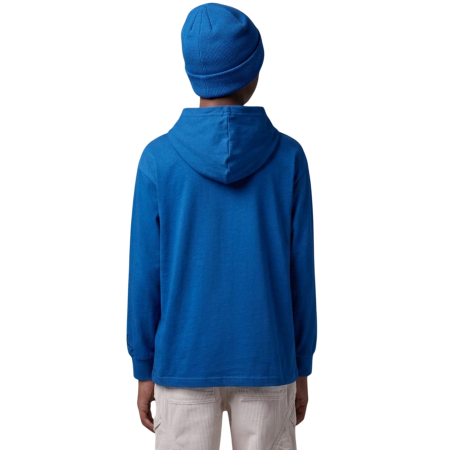 Jordan Kids Air Swoosh Jumpman Long-Sleeved Hooded T-shirt "True Blue"