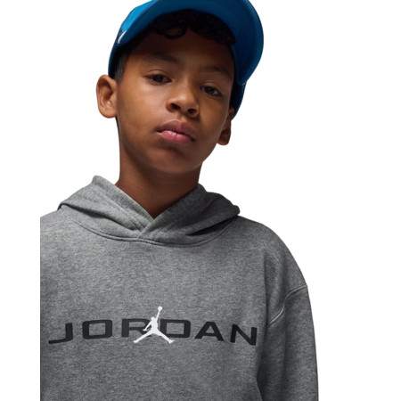 Jordan Kids Baseline Pullover Hoodie "Carbon Heather"
