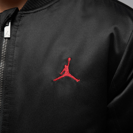 Jordan Kids Big Logo Hooded Bomber Jacket "Black"