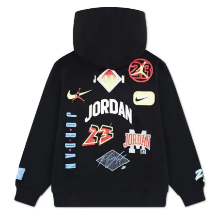 Jordan Kids Dynasty Fleece Terry Hoodie "Black"