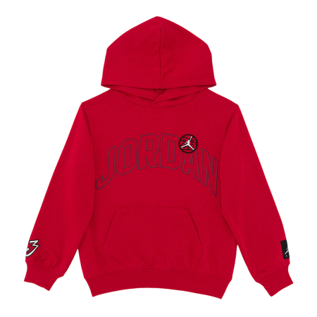 Jordan Kids Dynasty Fleece Terry Hoodie "Gym Red"