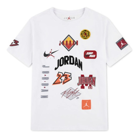 Jordan Kids Dynasty Patch T-Shirt "White"