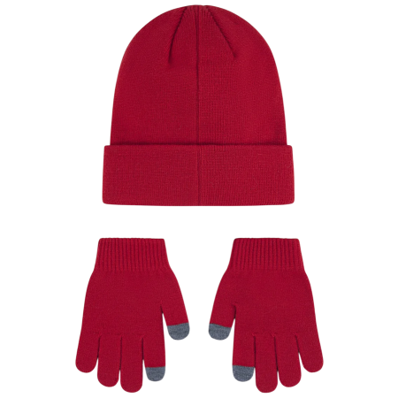 Jordan Kids JAN 23 Beanie and Gloves 2Piece Set "University Red"