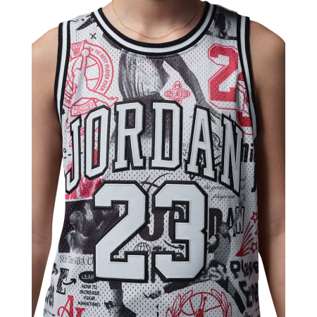 Jordan Kids JDB 23 AOP Jersey Tank Top "Neutral Grey"