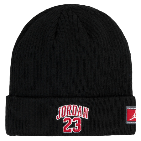 Jordan Kids JDB 23 Jersey Beanie and Gloves 2Piece Set "Black-Gym Red"