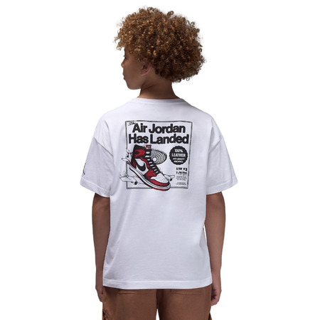 Jordan Kids JDB Air Jordan Has Landed SS Tee "White"