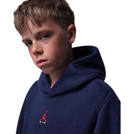 Jordan KIds JDB Brooklyn Fleece Pullover Hoodie "College Navy"