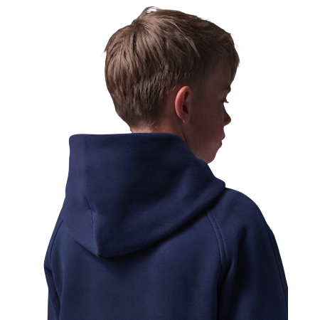 Jordan KIds JDB Brooklyn Fleece Pullover Hoodie "College Navy"