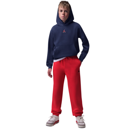 Jordan KIds JDB Brooklyn Fleece Pullover Hoodie "College Navy"
