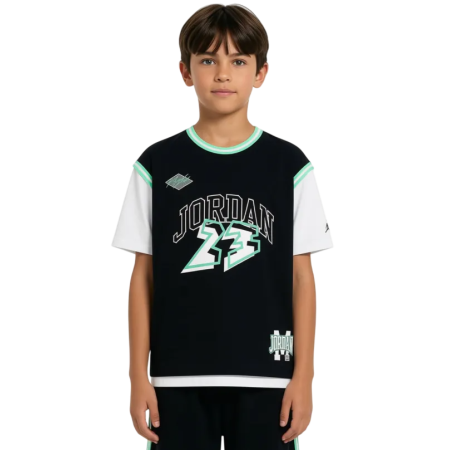 Jordan Kids JDB Dinasty Jersey T-shirt "Black"