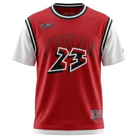 Jordan Kids JDB Dinasty Jersey T-shirt "Gym Red"