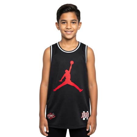 Jordan Kids JDB Dinasty Jersey Tank "Black"