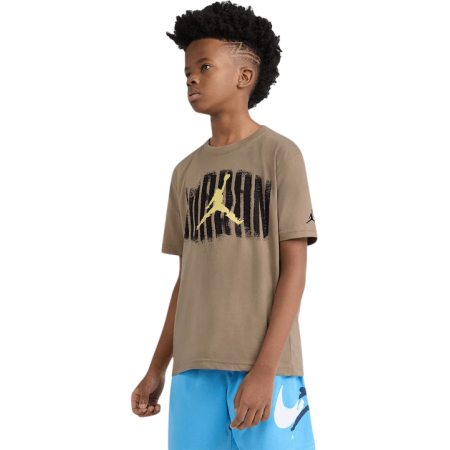 Jordan Kids JDB Distressed SS Tee "Khaki"