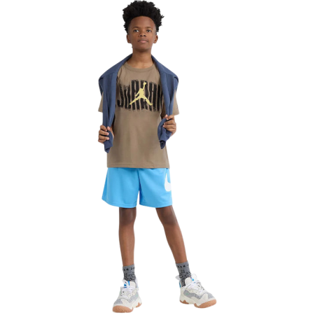 Jordan Kids JDB Distressed SS Tee "Khaki"