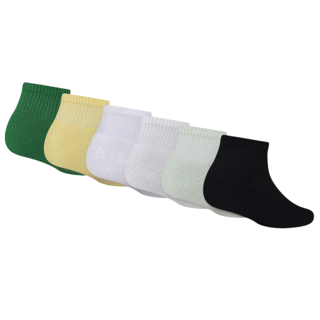 Jordan Kids JDB Everyday Essentials Ankle 6 PPack Socks "Lucky Green"