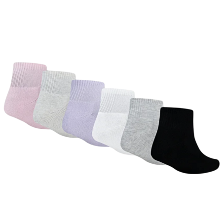Jordan Kids JDB Everyday Essentials Ankle 6 PPack Socks "Pink Foam"