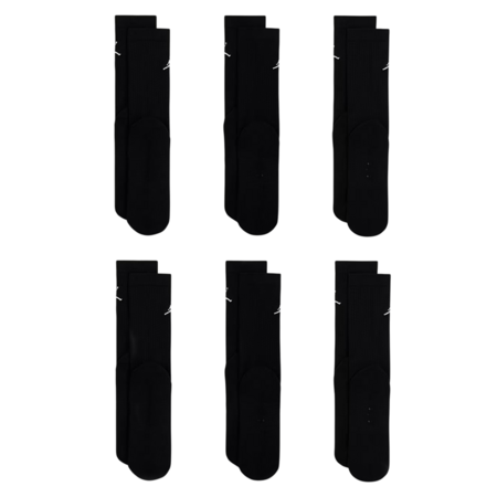 Jordan Kids JDB Everyday Essentials Crew 6 PPack Socks "Black"