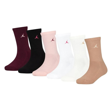 Jordan Kids JDB Alltag Essentials Crew 6 PPack Socken "Garnet"