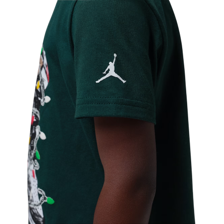 Jordan Kids JDB Holiday AJ1 SS Tee "Midnight Spruce"