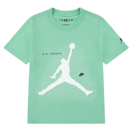 Jordan Kids JDB Jumpman Grid Blur Tee "Green Glow"