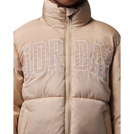 Jordan Kids JDB Mixed Media Puffer Jacket "Legend Medium Brown"