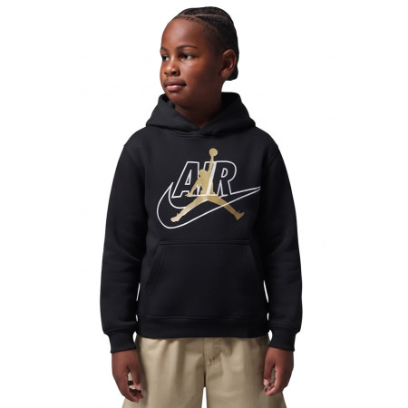 Jordan Kids JDB MJ Air Swoosh Jumpman Hoodie "Black-Gold"