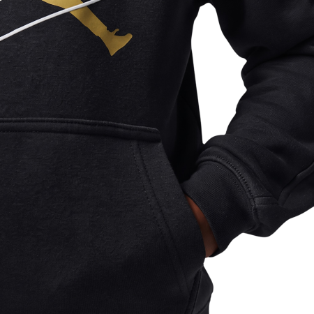 Jordan Kids JDB MJ Air Swoosh Jumpman Hoodie "Black-Gold"