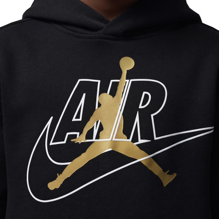 Jordan Kids JDB MJ Air Swoosh Jumpman Hoodie "Black-Gold"