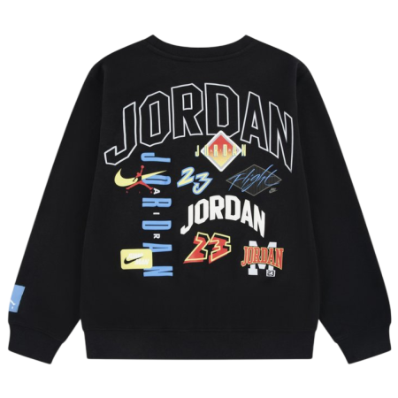 Jordan Kids JDB MJ Dynasty Fleece Terry Crew "Black"
