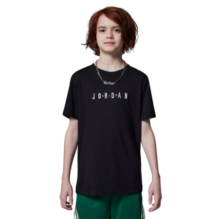 Jordan Kids JDB MJ Wordmark Embroidered Tee "Black"