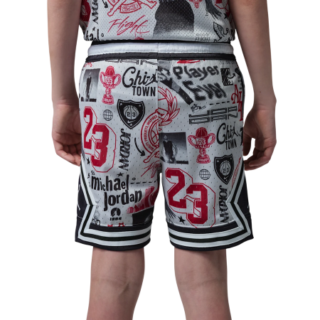 Jordan Kids JDB Printed Sport Diamond Shorts "Neutral Grey"