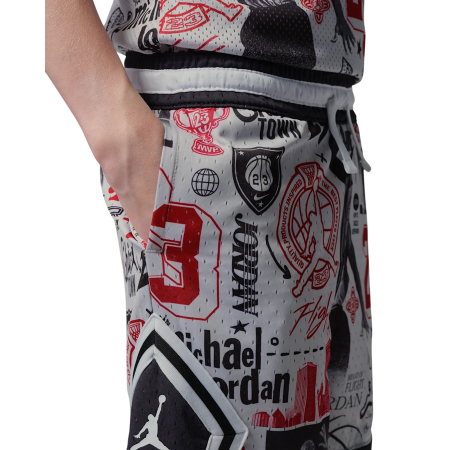 Jordan Kids JDB Printed Sport Diamond Shorts "Neutral Grey"