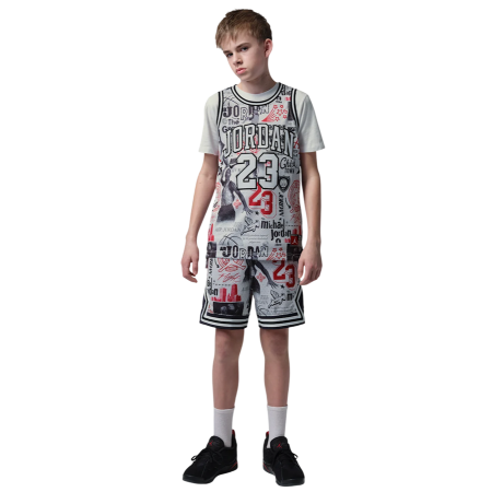 Jordan Kids JDB Printed Sport Diamond Shorts "Neutral Grey"