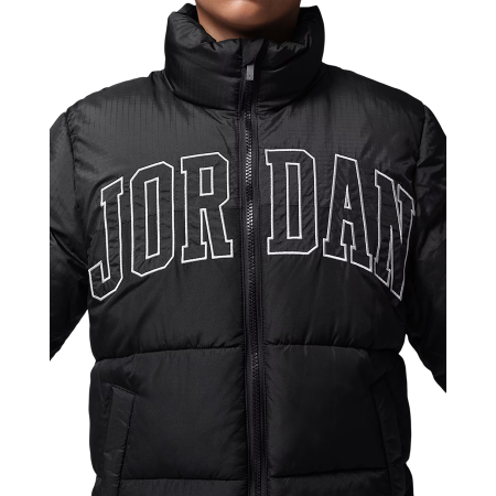 Jordan Kids JDN Mixed Media Puffer Jacket "Black"