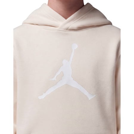 Jordan Kids Jumbo Jumpman Fleece Hoodie "Pearl White"
