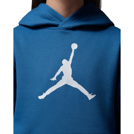 Jordan Kids Jumbo Jumpman Fleece Hoodie "True Bule"