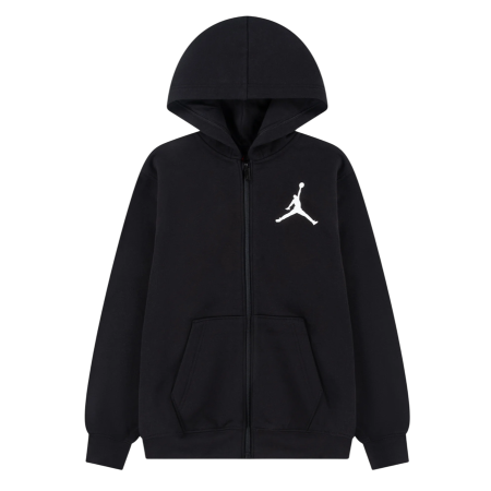 Jordan Kids Jumpman Essential Fleece Full-Zip Hoodie "Black"